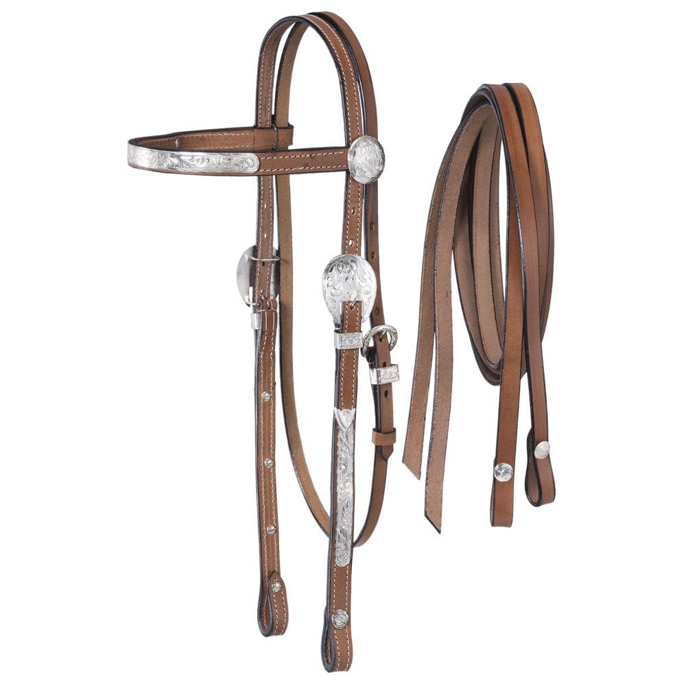 King Series® McCoy Pony Browband Headstall with Reins