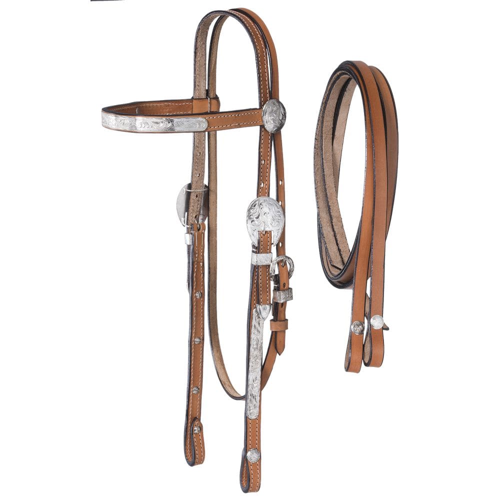 King Series® McCoy Pony Browband Headstall with Reins