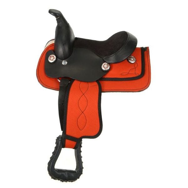 King Series Miniature Synthetic Western Saddle