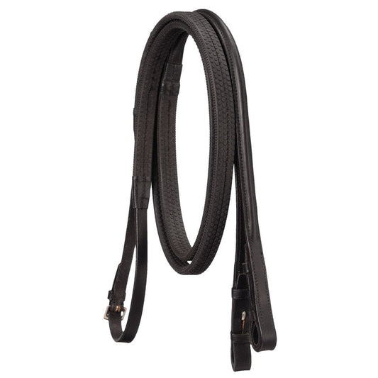 Silver Fox Raised Rubber Grip Reins