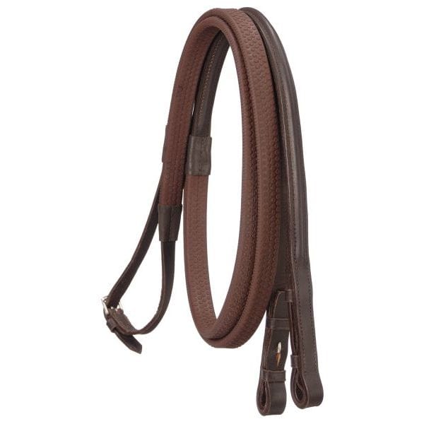 Silver Fox Raised Rubber Grip Reins