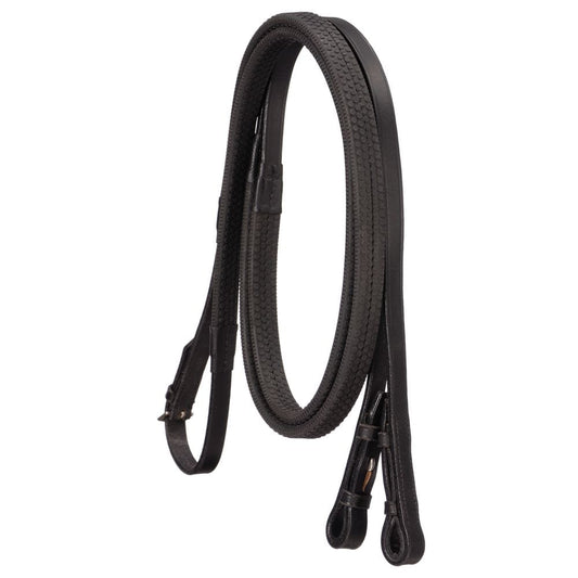 Silver Fox Flat Rubber Grip Reins