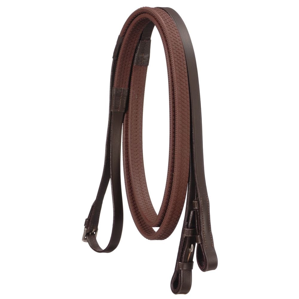 Silver Fox Flat Rubber Grip Reins