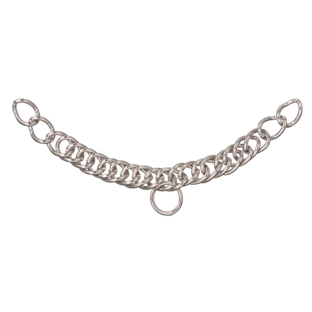 EquiRoyal® Stainless Steel English Curb Chain