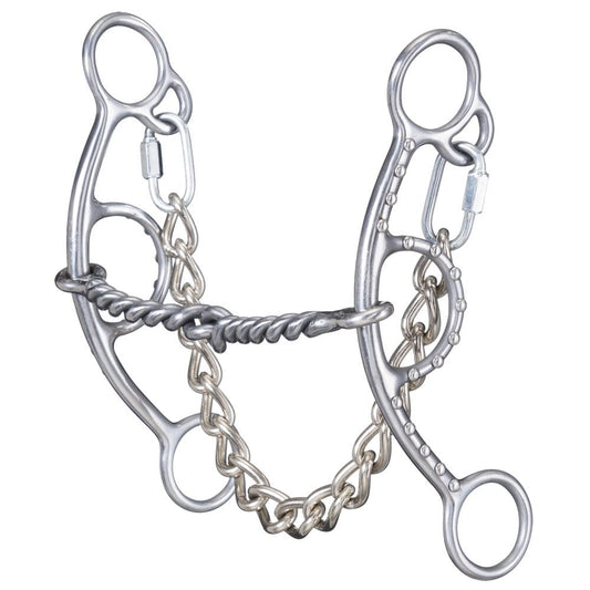 Sweet Iron Twisted Mouth Short Shank Gag Snaffle