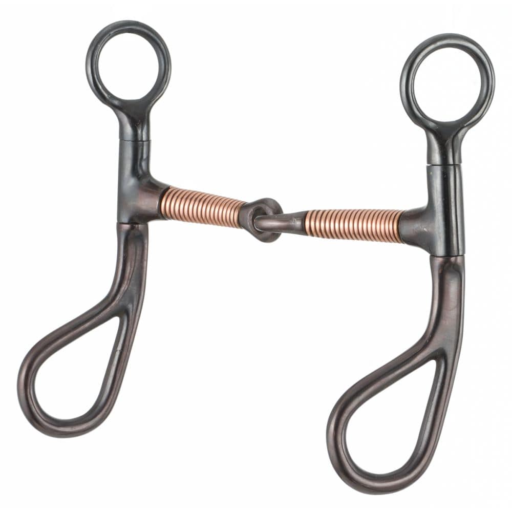 Kelly Silver Star Teardrop Wrapped Copper Snaffle