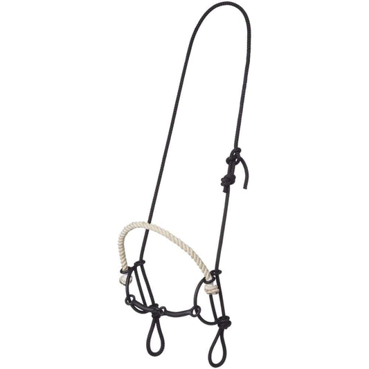 Rope Headstall with Rope Nose/Snaffle Gag Combo
