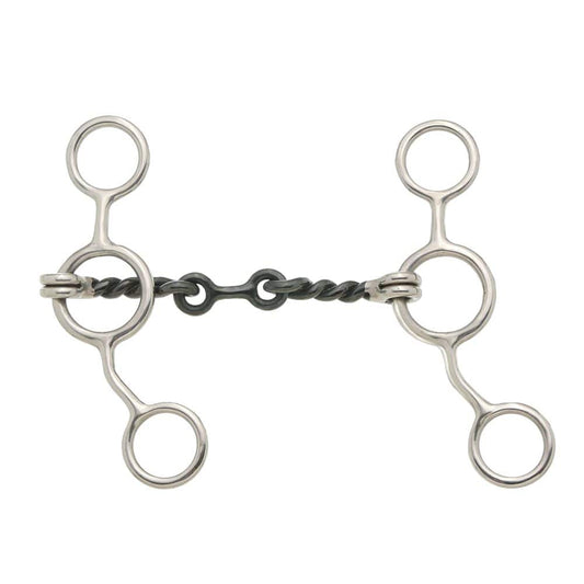 Kelly Silver Star Sweet Iron Dogbone Snaffle