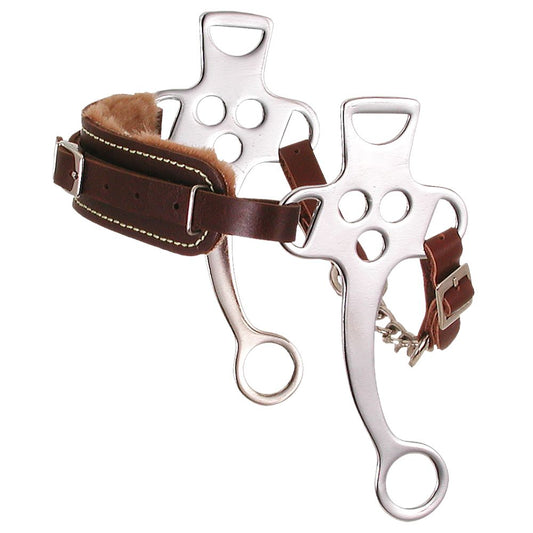 Kelly Silver Star Fleece Lined Hackamore