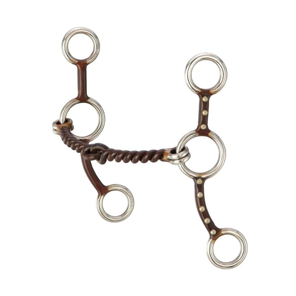 Kelly Silver Star Gag Twist Snaffle