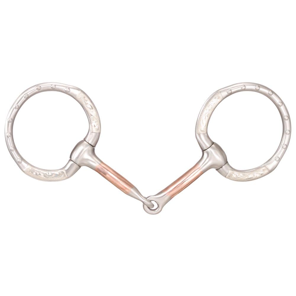 Kelly Silver Star Engraved Silver Eggbutt Snaffle