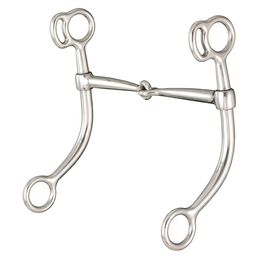 Kelly Silver Star Stainless Steel Long Shank Snaffle Bit