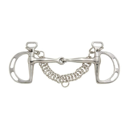 Kelly Silver Star Slotted Kimberwicke Snaffle