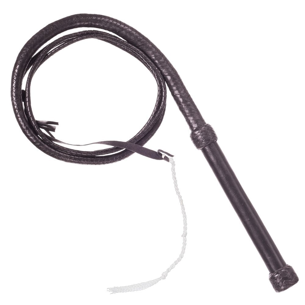 Silver Royal by Tough1® 10' Deluxe Braided Bull Whip