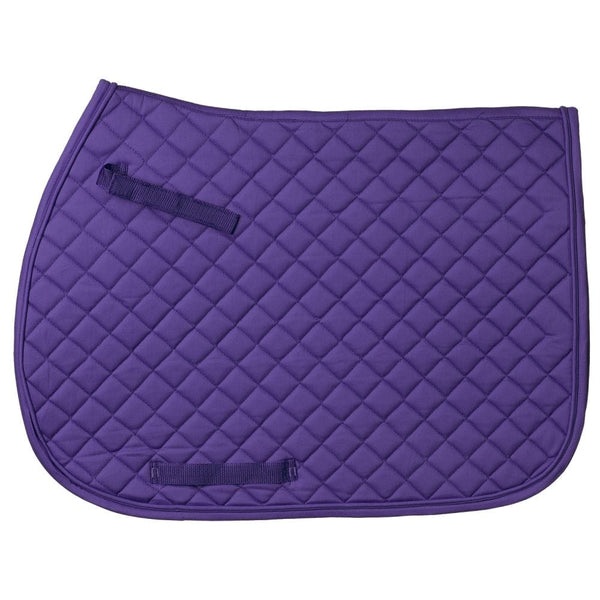 Quilted Square English Saddle Pad