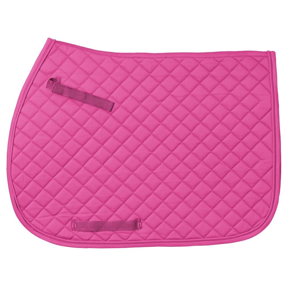 Quilted Square English Saddle Pad