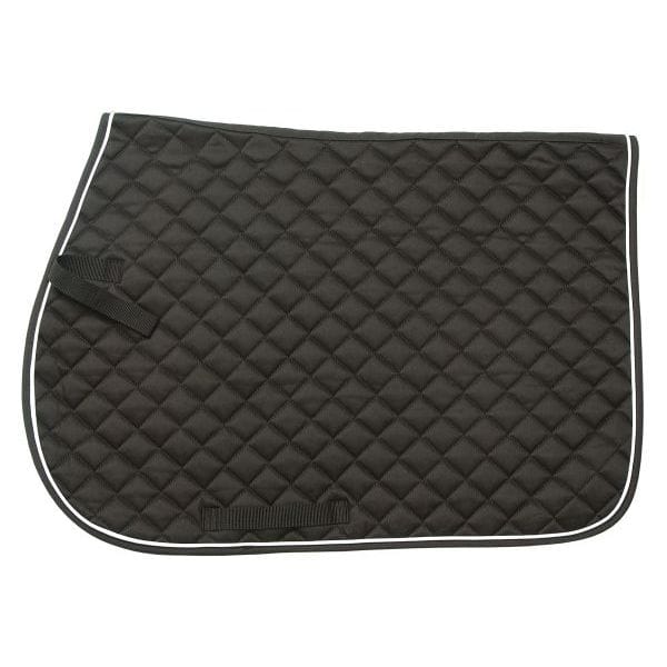 EquiRoyal Square Quilted Cotton Comfort English Saddle Pad