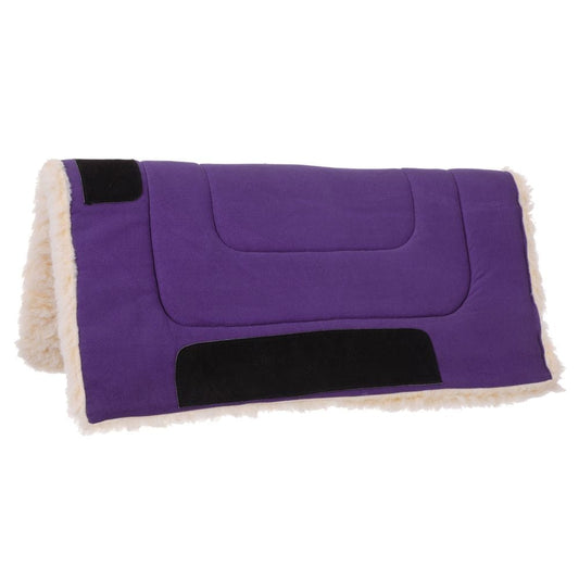 Tough-1 Fleece Bottom Canvas Saddle Pad