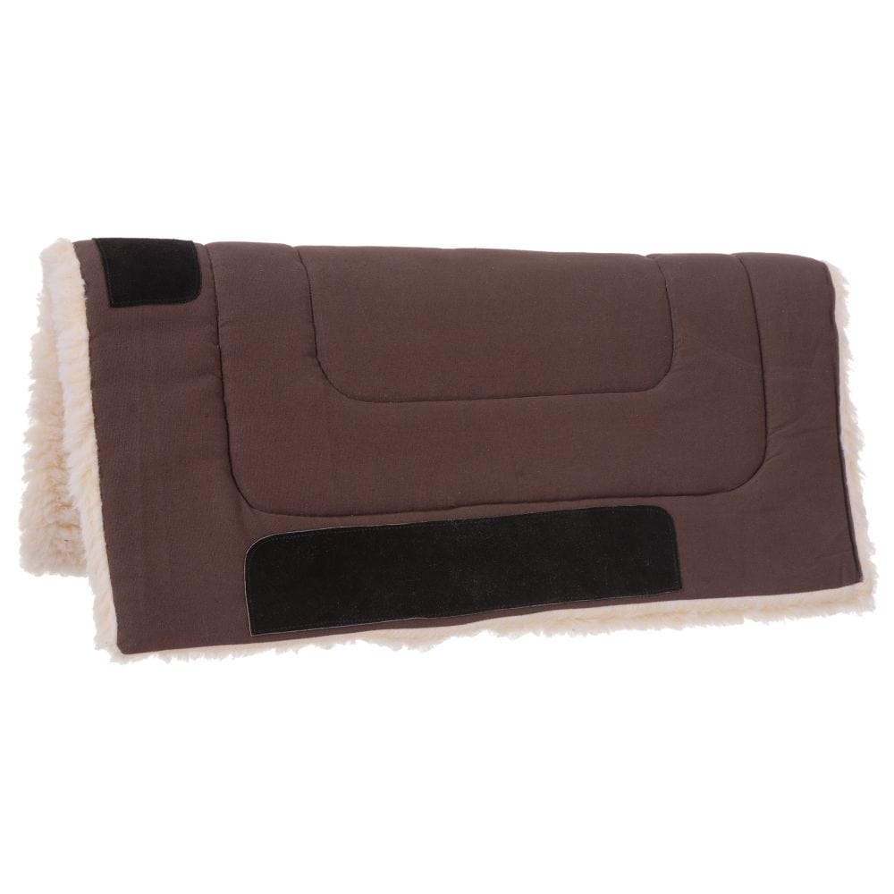 Tough-1 Fleece Bottom Canvas Saddle Pad