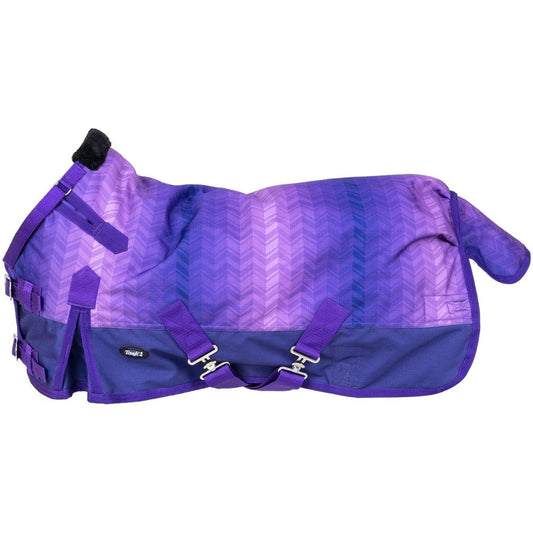 Tough1 1200D Mini Chevron Turnout Blanket with Snuggit™ Neck