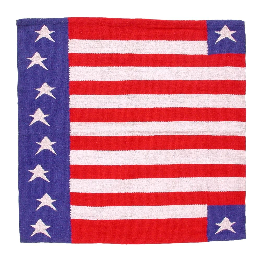 Tough1® Stars and Stripes Acrylic Blend Saddle Blanket