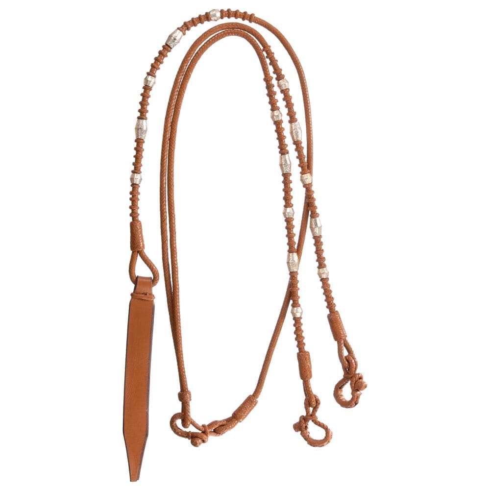 Royal King® Braided Romel Reins with Silver Ferrules