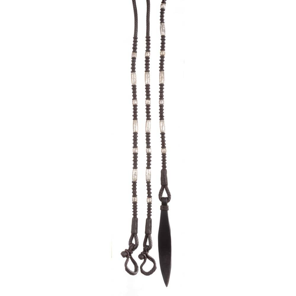 Royal King® Braided Romel Reins with Silver Ferrules