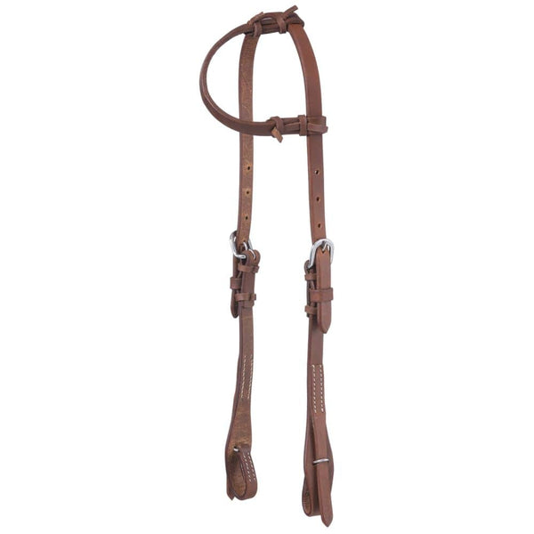 Harness Leather Single Ear Quick Change Headstall