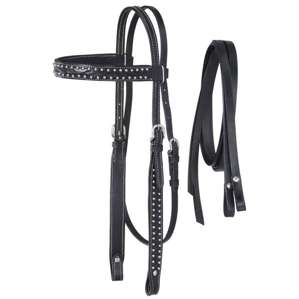 Braden Collection Pony Headstall with Reins