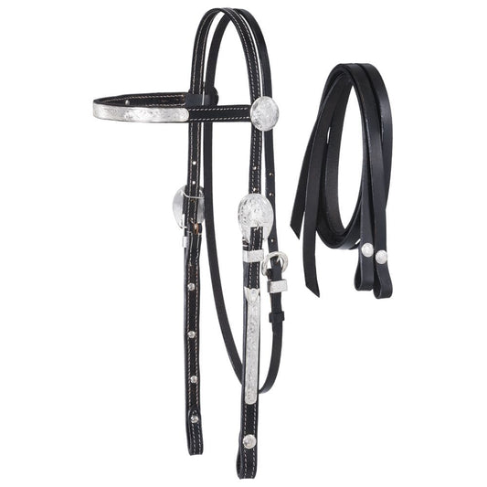 King Series® McCoy Browband Headstall with Reins