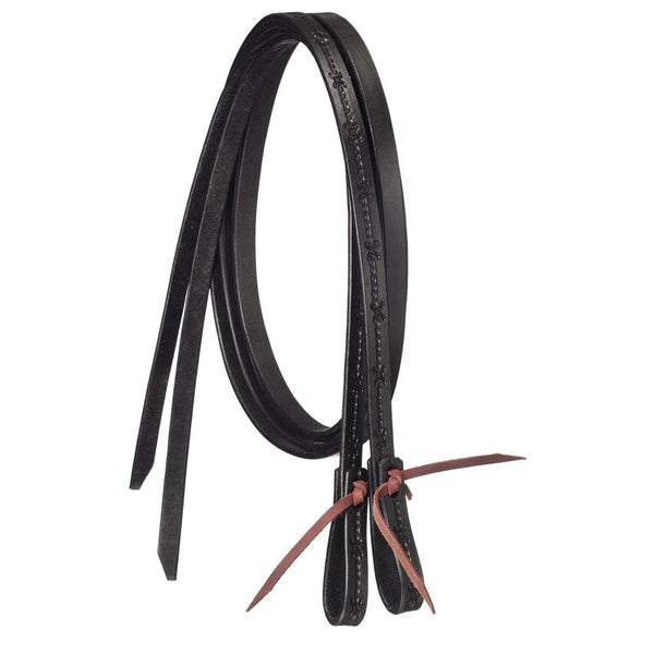 Tough1® 8' Barbed Wire Tooled Split Reins