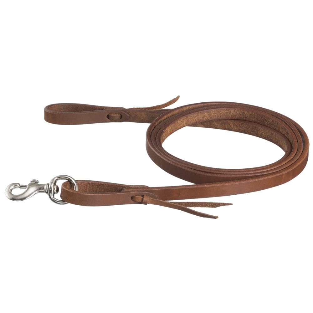 Tough1® Harness Leather Roping Reins