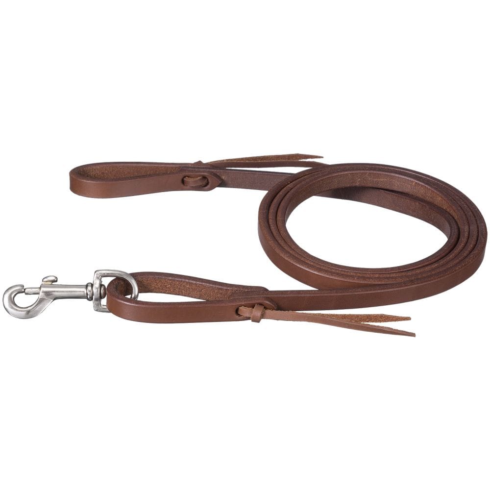 Tough1® Pony Harness Leather Roping Reins