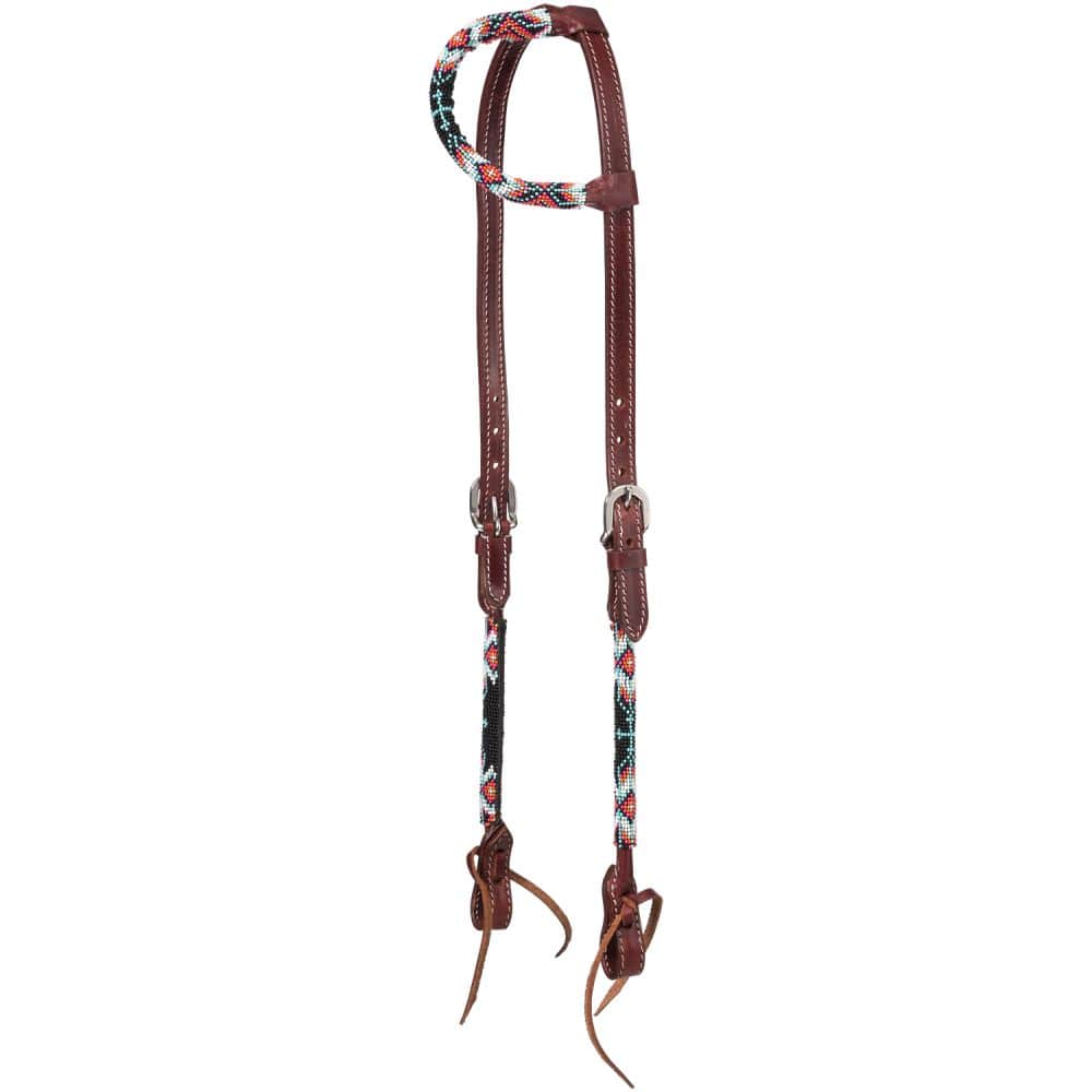 Beaded Cross Ear Headstall