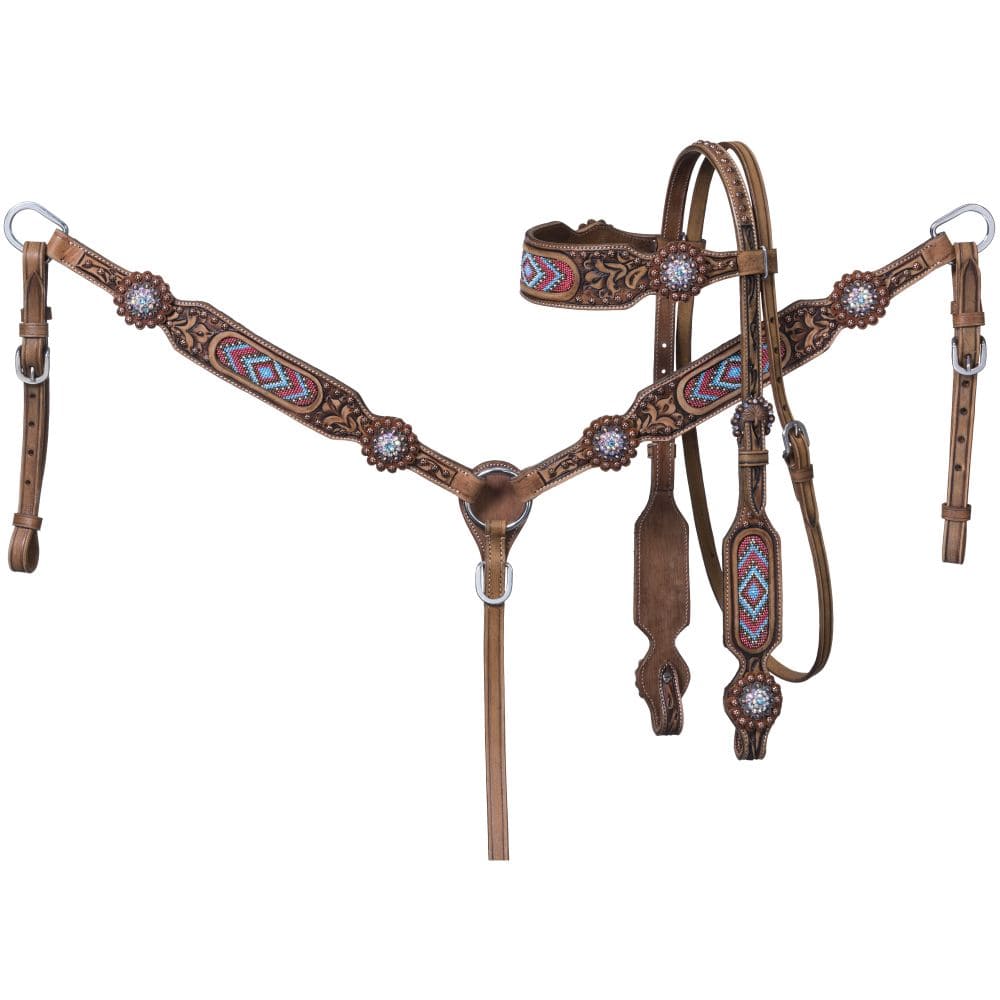 Abigail Brow Headstall & Breastcollar Set