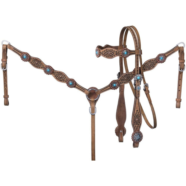 Serenity Brow Headstall & Breastcollar Set