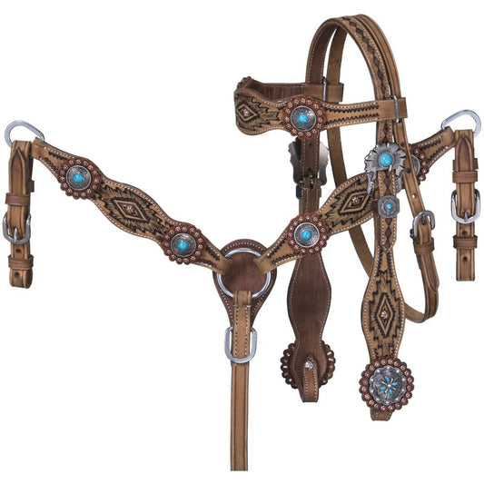 Serenity Miniature Brow Headstall & Breastcollar Set