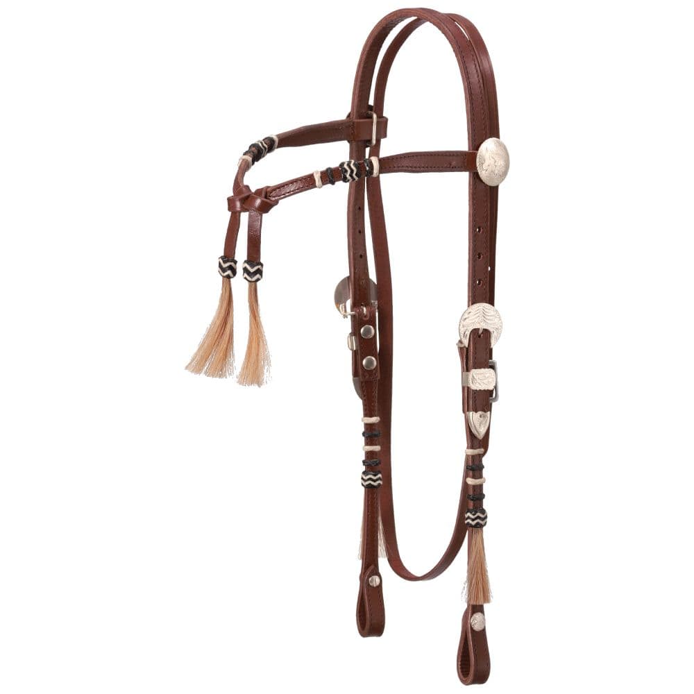 Royal King Rawhide Braided Futurity Brow Headstall