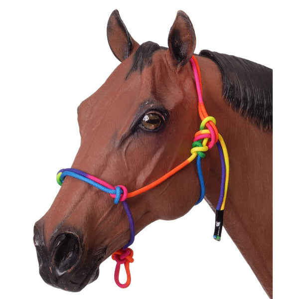 Tough-1 Multi-Colored Rope Halter