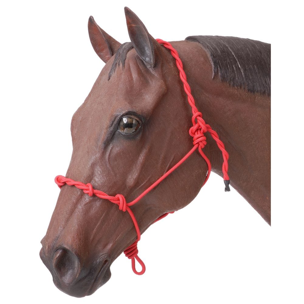 Tough1® Knotted Rope Halter with Twisted Crown