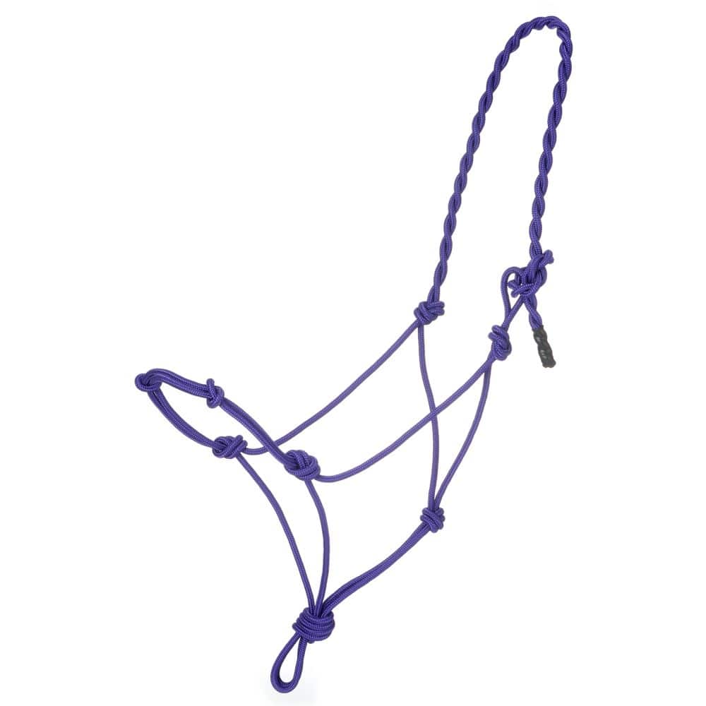 Tough1® Knotted Rope Halter with Twisted Crown