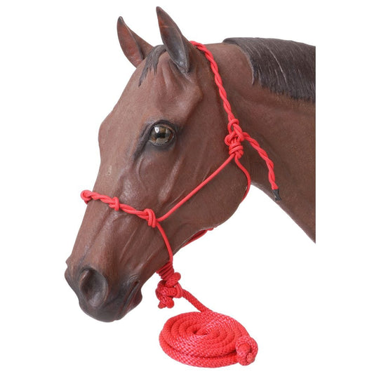 Tough1® Knotted Rope Halter with Lead - 6 Pack