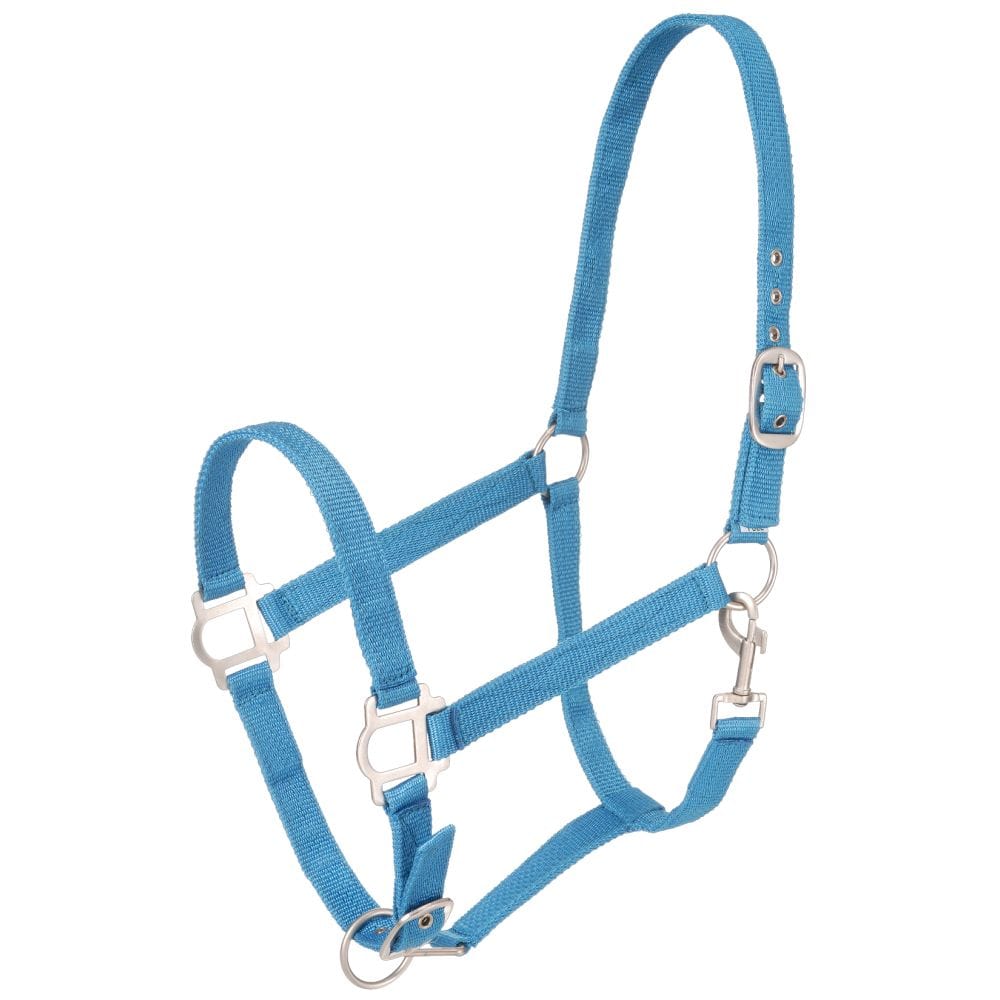 Tough1® Nylon Horse Halter with Satin Hardware