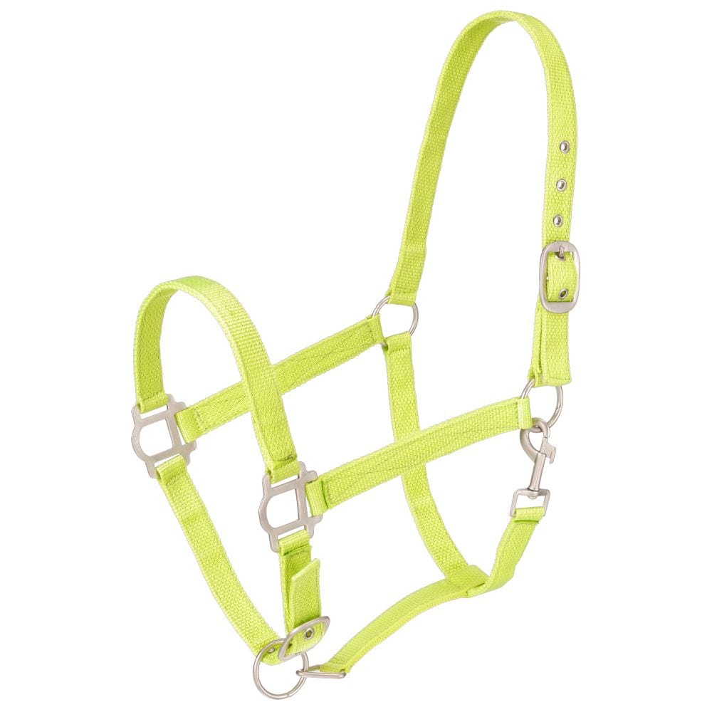 Tough1® Nylon Horse Halter with Satin Hardware