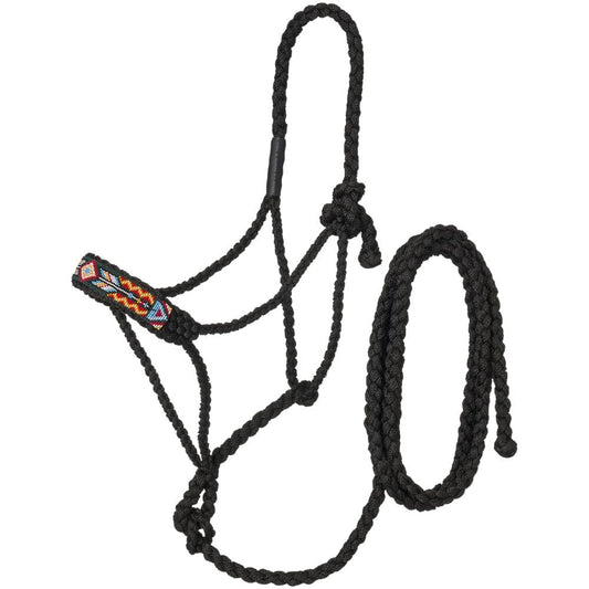 Tough1® Beaded Mule Tape Halter with Lead