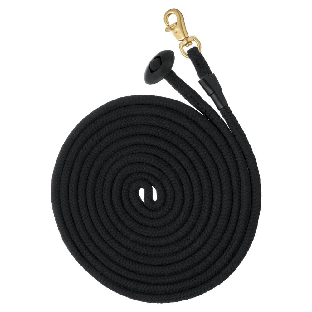 Tough1® Rolled Cotton Lunge Line with Solid Brass Snap