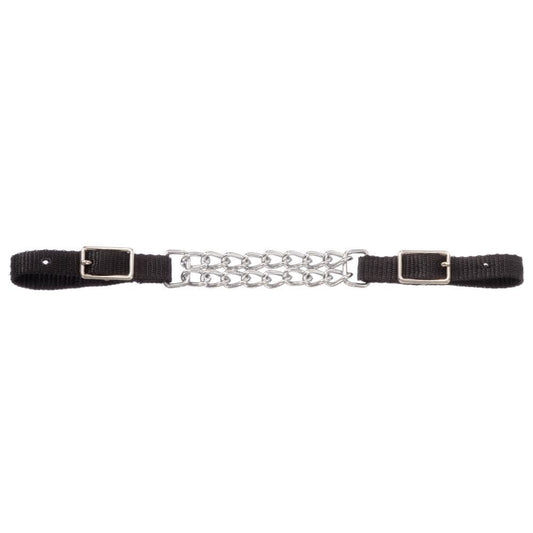 Tough1® Nylon Curb Strap with Double Chain