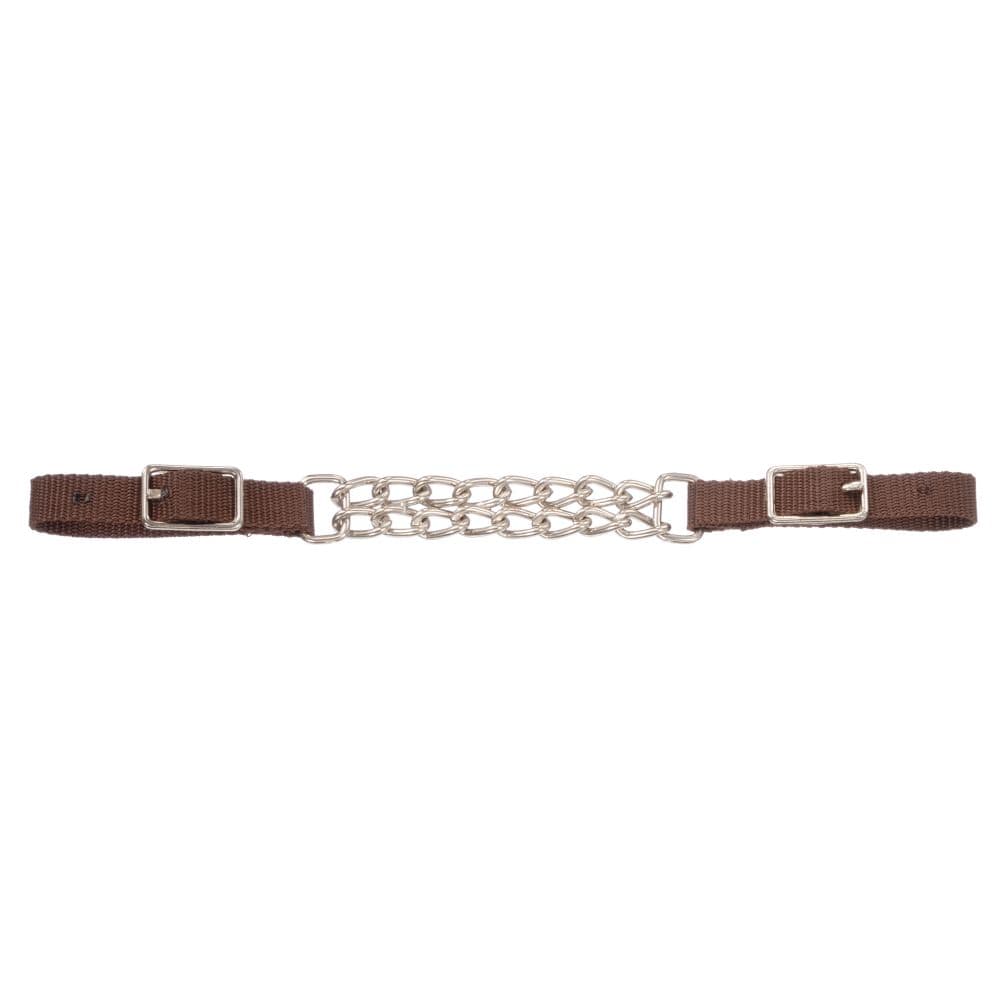 Tough1® Nylon Curb Strap with Double Chain