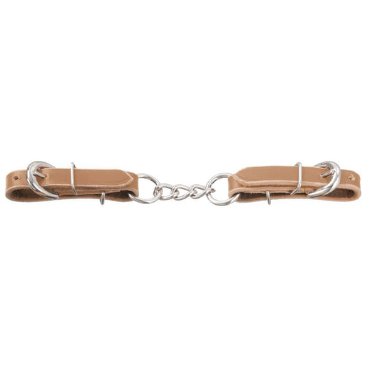 Tough1® Leather 3 Link Curb Chain