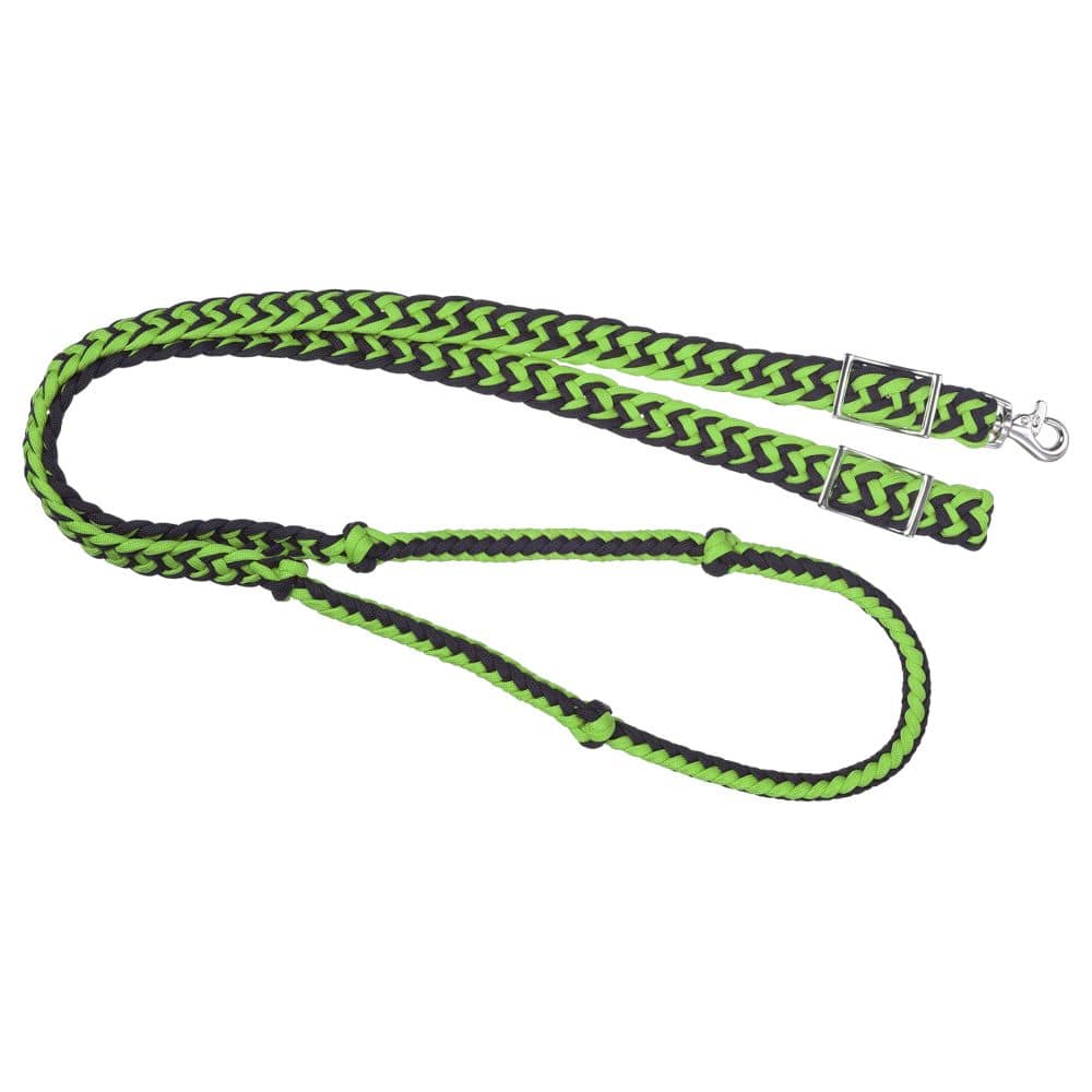 Tough1® Deluxe Knotted Cord Roping Reins